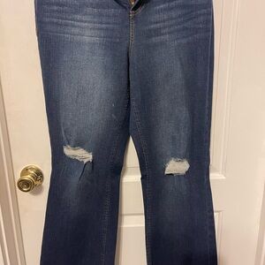 True Craft Indigo Flare Jeans